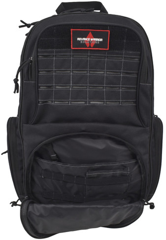 Advance Warrior Solutions JUG5DBPBL Juggernaut 5 Day Pack Black Polyester, MOLLE Front, Hydration System Compatible