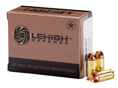 Lehigh Defense LA40115XD Xtreme Defense 40S&W 115gr Lehigh Defense XD FMT 20 Per Box/10 Case Centerfire, Handgun Ammunition