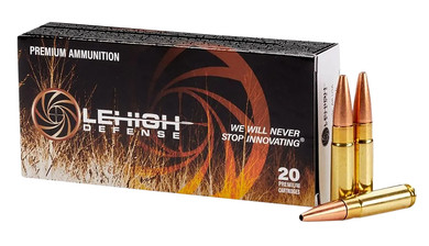 Lehigh Defense LA300BLK115CC Controlled Chaos 300 Blackout 115 gr Lehigh Defense Controlled Chaos 20 Per Box/ 10 Case Centerfire, Rifle Ammunition