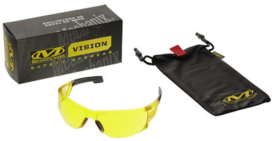 Mechanix Wear VNS30ACBU Type-N OSFA Amber Lens Anti-Scratch Black Frame
