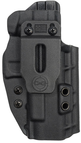 C&G 0056100 Covert IWB Black Kydex Belt Clip Fits Glock MOS/48 Right Hand, Holster