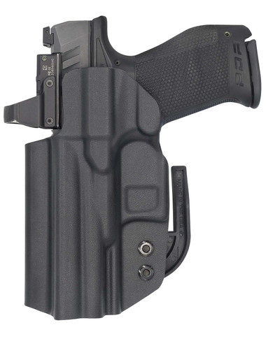 C&G 1214100 Covert IWB Black Kydex Belt Clip Fits Walther PDP 4 in Right Hand, Holster