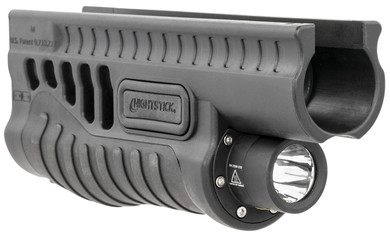 Nightstick SFL11GL, Shotgun Forend Light Black 1200 Lumens White LED Green Laser Mossberg 500/590/590A1/Shockwave