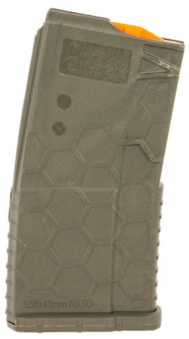 Hexmag HX1020AR15ODG Shorty OD Green Polymer 10rd 5.56x45mm NATO for AR-15, Magazine