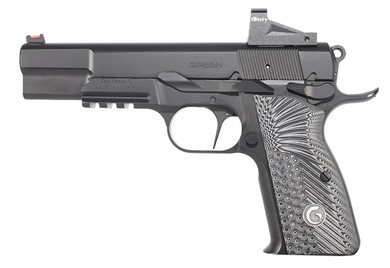 EAA GIRSAN 390466 MCP 35 OPS 9mm Luger 15+1, 4.87 in Stainless Steel Barrel, Matte Black Optic Ready/Serrated Steel Slide, Matte Black Steel Frame w/Beavertail & Picatinny Rail, EAA Far-Dot Red Dot, Pistol