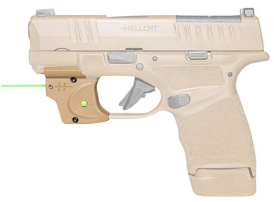 Viridian 9120047 Green Laser Sight for Springfield Hellcat E-Series FDE