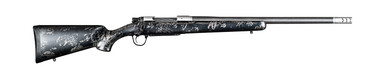 Christensen Arms 8010631600 Ridgeline FFT TI 6.8 Western 3+1 20 in Stainless Threaded Barrel, Stainless Aluminum Receiver, Black w/Gray Accents Fixed Sporter Carbon Fiber Stock, , Rifle