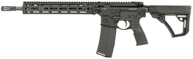 Daniel Defense 0219110613047 M4A1 RIII 5.56x45mm NATO 14.50 in 30+1, Black, OEM Stock & Grip, 12.50 in M-Lok Handgaurd, Ambi Controls, Pinned & Welded Flash Hider, Rifle