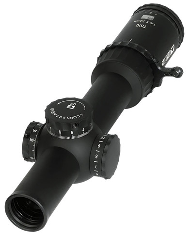 Steiner 5103 T6Xi 1-6x24mm 30mm Tube Illuminated KC-1 MIL Reticle First Focal Plane Features Throw Lever, Rifle Scope
