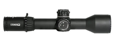 Steiner 5116 T6Xi Black 2.5-15x 50mm 34mm Tube Illuminated SCR Mil Reticle First Focal Plane Features Throw Lever, Rifle Scope
