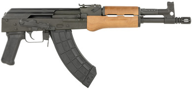 Century Arms HG7416 BFT47 7.62x39mm 30+1 12.60 in Barrel w/Flash Hider Muzzle, Stamped Steel Receiver, Bulged Forged Trunnion, Polymer Grip, Wood Handguard, Includes 1 30rd, Magazine, Pistol
