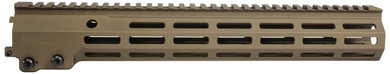 Geissele Automatics 05650S Super Modular Rail MK16 13.50 in M-LOK, Desert Dirt Aluminum for AR Platform, Barrel Nut Included