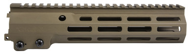 Geissele Automatics 05651S Super Modular Rail MK16 9.50 in M-LOK, Desert Dirt Aluminum for AR Platform, Barrel Nut Included
