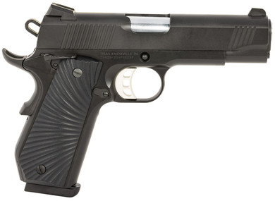 SDS Imports 10100102 1911 Devil Ray Carry 45 ACP 8+1 4.25 in Stainless Steel Barrel, Black Cerakote Serrated Steel Slide, Black Cerakote Steel Frame w/Beavertail, Black Sunburst G10 Grips, Pistol