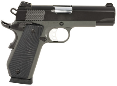 SDS Imports 10100106 1911 Stingray Carry 9mm Luger 9+1 4.25 in Stainless Steel Barrel, Black Cerakote Serrated Steel Slide, Black Cerakote Aluminum Bobtail Frame, Black Sunburst G10 Grips, Pistol