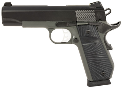 SDS Imports 10100106 1911 Stingray Carry 9mm Luger 9+1 4.25 in Stainless Steel Barrel, Black Cerakote Serrated Steel Slide, Black Cerakote Aluminum Bobtail Frame, Black Sunburst G10 Grips, Pistol