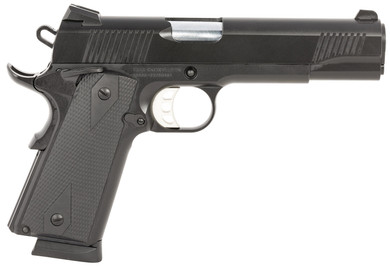 Tisas 10100528 1911 Duty 45 ACP 8+1 5 in Black Steel Barrel, Black Cerakote Serrated Steel Slide, Black Cerakote Steel Frame w/Beavertail, Pistol