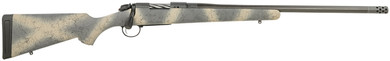 Bergara B14S522CF B-14 Ridge Carbon Wilderness 6.5 Creedmoor 4+1 22 in Carbon Fiber Wrapped Barrel, Gray Cerakote Steel Receiver, SoftTouch Woodland Camo Fixed American Style Stock, Right Hand, Omni Muzzle Brake, Rifle