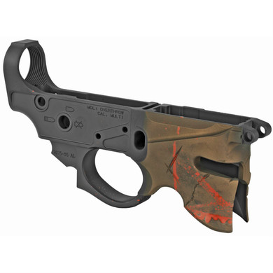 Sharps Bros. SBLR07 SBLR07-BD-BRONZE, Gen 2 Overthrow (Spartan Helmet Design), Billet Lower Receiver