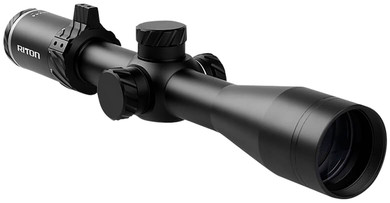 Riton Optics 3P416ASD23 3 Primal Black 4-16x44mm 30mm Tube Thick Duplex Reticle, Rifle Scope