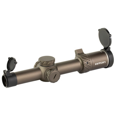 Riton Optics 3T18ASIFDE2 3 Tactix FDE 1-8x24mm 30mm Tube Illuminated OT Reticle
