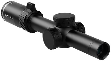 Riton Optics 5T110LFI23 5 Tactix Black 1-10x24mm 30mm Tube Illuminated 3OT Reticle, Rifle Scope