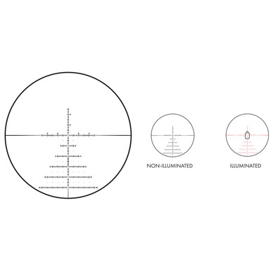 US Optics TS Series Rifle Scope TS-20X JVCR, 2.5-20X50mm, 34mm Main Tube