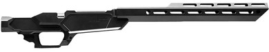 Sharps Bros SBC05 Heatseeker, Rifle Chassis Stock 6061-T6 Aluminum w/Black Cerakote Finish, 14 in M-Lok Handguard, Fits Ruger American, Rifle Ranch Short Action
