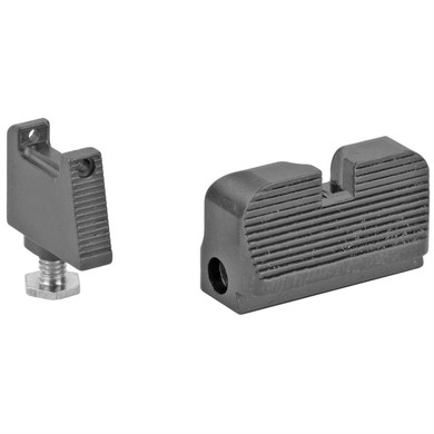 Taran Tactical Innovation Ultimate Fiber Optic Sight Set GSSF-002, Fits Glock MOS Standard Height, Black Finish GSSF-002
