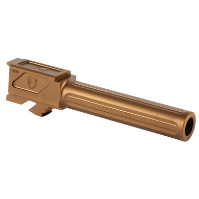 Fortis Manufacturing FM-G19-CPPR, Inc. Match Grade Barrel, Fluted Barrel, 9MM, 4 in, Fits Glock 19 Gen 1-5 and 19X