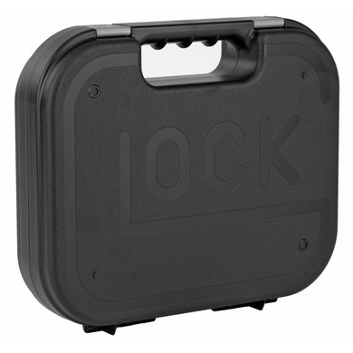 Glock OEM Gun Case, Single Handgun 10.5 in x 9 in x 2.5 in Black, Includes Bore Brush, Cleaning Rod, Cable Lock and Owner's Manual CASE2928