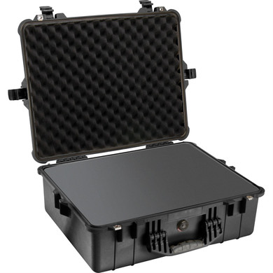 Pelican Protect Case 1600-000-110,1600, 21.75 inX16.75 inX8 in, Black 1600-000-110