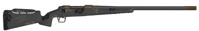 Fierce FCRFP68WES24MM Carbon Rival FP 6.8 Western 3+1 (Hinged Floor Plate) 24 C3 Carbon Fiber, Midnight Bronze Steel Rec, Trophy Camo Carbon Fiber Rival Stock with Adj. Cheek Piece, Radial TI Muzzle Brake, Bix & Andy Adj. Trigger, Rifle