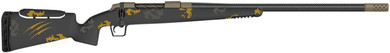 Fierce FCRFP7SAUM22SBH Carbon Rival FP 7mm SAUM 3+1 22 Black Carbon Fiber Match Grade Threaded Barrel, Smoked Bronze Cerakote Drilled & Tapped Steel Receiver, Adj Cheek Riser Harvest Camo Carbon Fiber Stock, Rifle