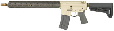 Q LLC SW55616INRIFLE Sugar Weasel 5.56x45mm NATO 30+1 16, FDE Rec, Gray Furniture, Magpul SL-K Stock, Cherry Bomb Muzzle Brake, Ambi Safety & Charging Handle, Rifle