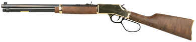Henry H006GCL Side Gate 45 Colt (LC) 10+1 20 Blued Octagon Barrel, Polished Brass Rec, American Walnut Stock, Adj. Sight, Large Loop Lever, Rifle