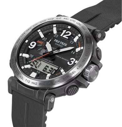 G-shock PRW6611Y1A Casio Pro Trek Black Size 145-215mm Features Digital Compass