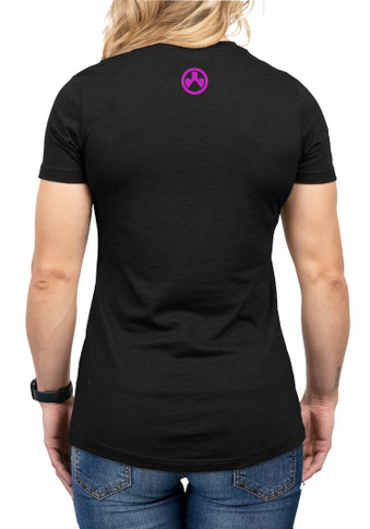 Magpul MAG1336-001-M Rover Script Women's Black Cotton/Polyester Short Sleeve Medium