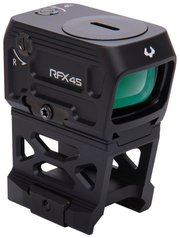 Viridian 9810052 RFX45 Pro Black Anodized 1 x 24 mm x 15.5 mm 5 MOA Green Dot ACRO/RMR/Glock MOS/Pic Mounts