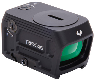 Viridian 9810053 RFX45 Black Anodized 1 x 24 mm x 15.5 mm 5 MOA Green Dot ACRO/RMR