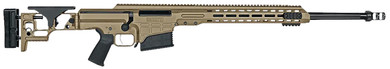 Barrett 18491 MRAD 308 Win 10+1 24 Fluted Barrel, Flat Dark Earth Cerakote Aluminum Receiver, Flat Dark Earth Fold Stock w/Adj LOP, Adj Match Grade Trigger, Ambi Safety & Magazine Release, Optics Ready, Rifle