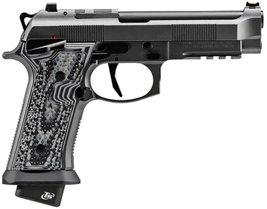 Beretta J92XFMSA21LCO 92XI Squalo Full Size Frame 9mm Luger 22+1 5.10 Black Stainless Steel Barrel, Cerakote Stainless Optic Ready/Serrated Steel Slide, Black Bruniton Steel Frame w/Beavertail & Pic Rail, Black Textured Grip, Ambi, Pistol