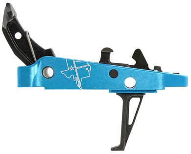 CMC Triggers 47503 Drop-In Trigger Group 2.0 Single-Stage Flat with 3.50 lbs Draw Weight Black w/ Blue Housing, Trigger
