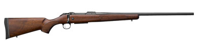 CZ-USA 07711 CZ 600 American ST2 243 Win 5+1 20 Threaded, Black Barrel/Rec, Walnut Stock, Adj. Trigger, Rifle