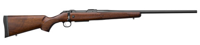 CZ-USA 07713 CZ 600 American ST2 6.5 Creedmoor 5+1 24 Threaded, Black Barrel/Rec, Walnut Stock, Adj. Trigger, Rifle