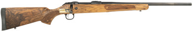CZ-USA 07716 CZ 600 American ST2 308 Win 5+1 20 Threaded, Black Barrel/Rec, Grade A Dark Walnut Stock, Adj. Trigger, Rifle