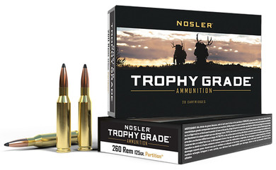Nosler 260 Remington Rifle Ammunition 60018