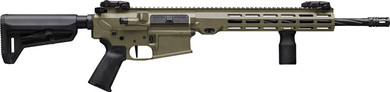 Maxim Defense MXM49683 MD10 L 308 Win 20+1 16 Fluted Barrel, FDE Cerakote Finish, M-LOK Handguard, Black Magpul Furniture, SL-K Stock, MVG Grip, MBUS Sights, Blackout Defense Flat Trigger, Rifle