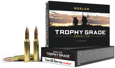 Nosler 7mm-08 Remington Rifle Ammunition 60042