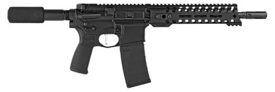 Patriot Ordnance 01801 Minuteman Direct Impingement 5.56x45mm 30+1 10.50 Nitride Treated Chrome Moly Barrel, 9 M-LOK Handguard, Black Anodized Receiver, Black Synthetic Buffer Tube, Black MFT Grips, Tactical Pistol